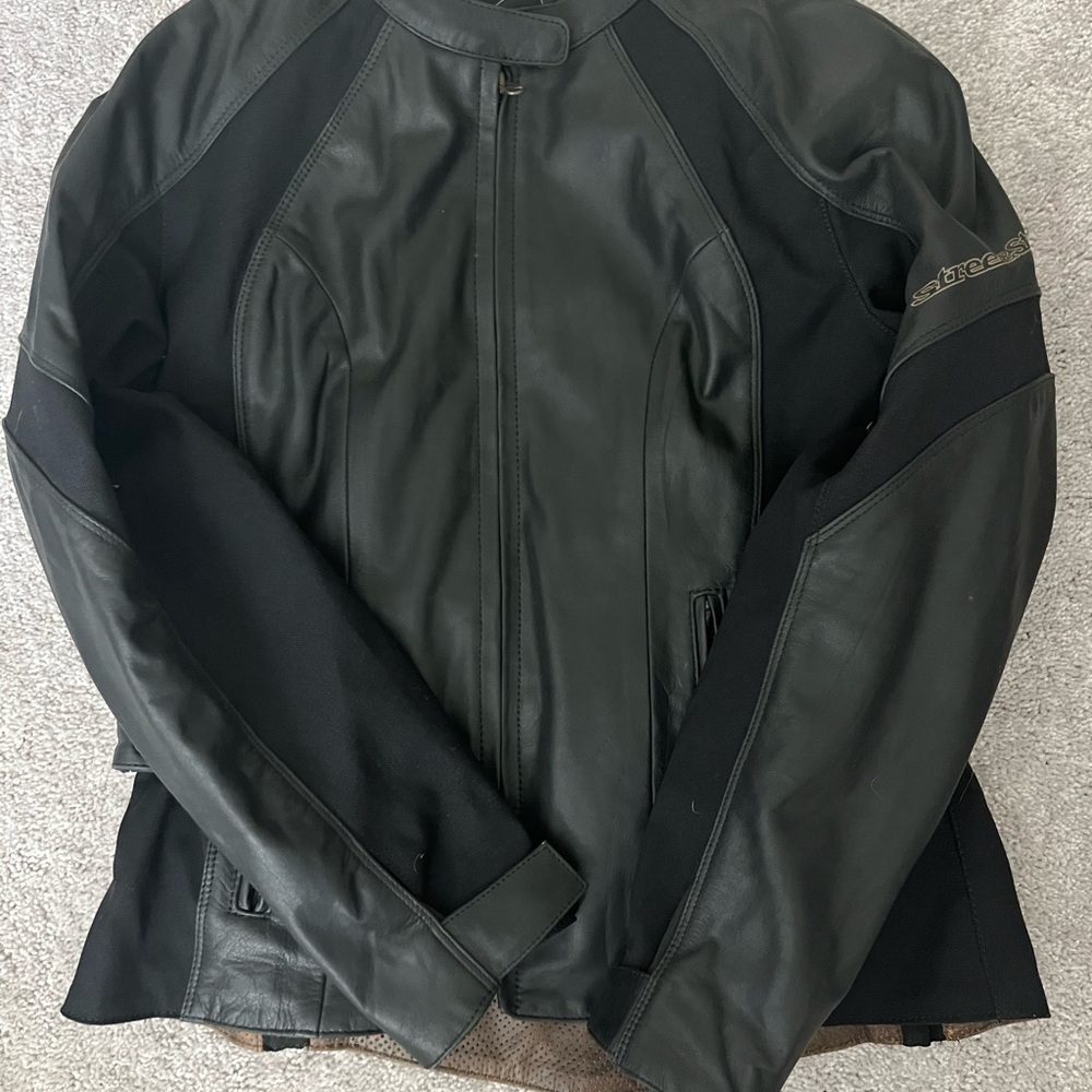 Women's Black Street & Steel Motorcycle Jacket